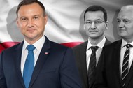 Partia pezydencka: Andrzej Duda, Mateusz  Morawiecki, Jarosław Gowin