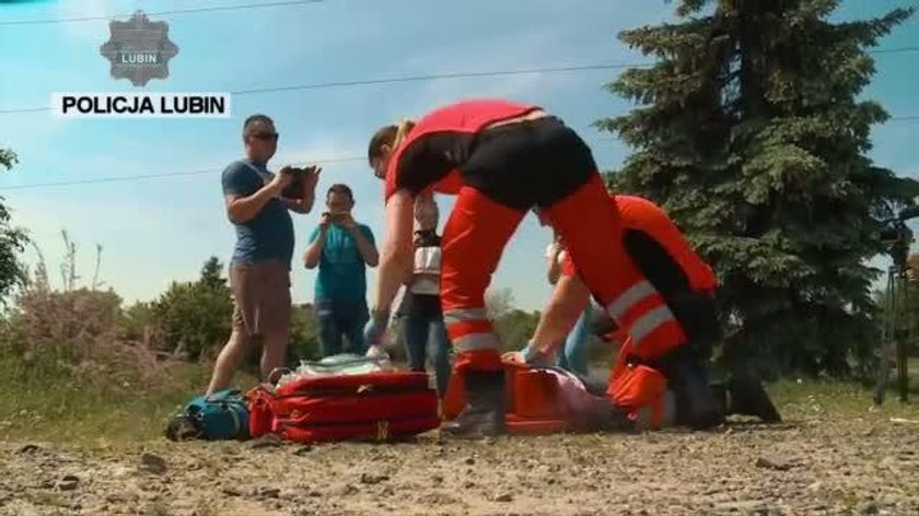 Spot nagrany przez policję w Lubinie