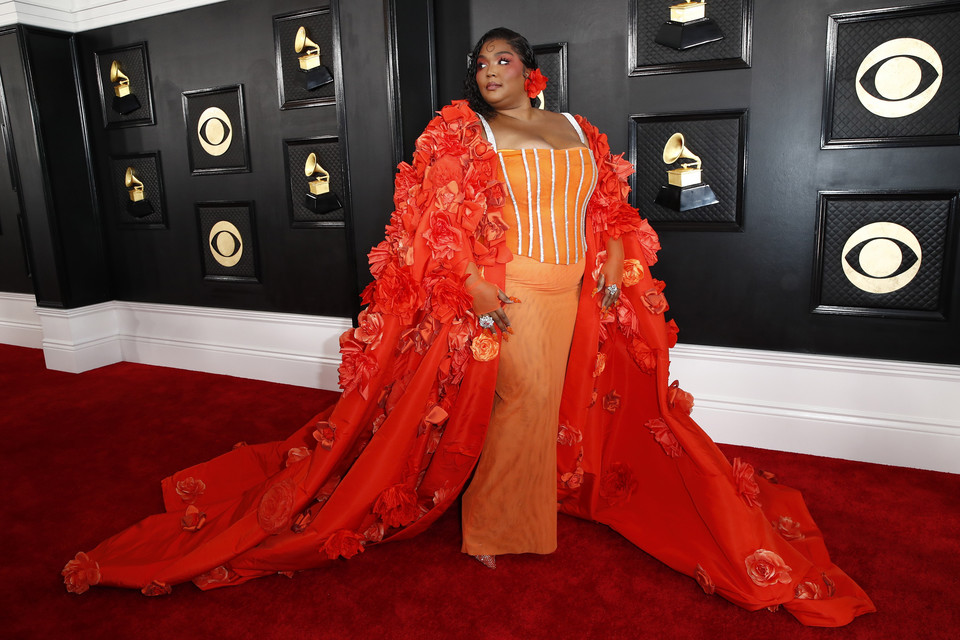 Lizzo na rozdaniu nagród Grammy