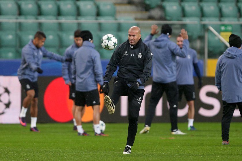 Real Madryt trenuje na stadionie Legii