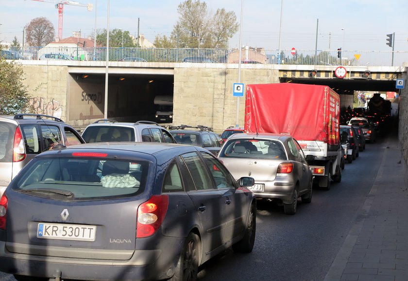 Tunel pod rondem Grunwaldzkim w Krakowie