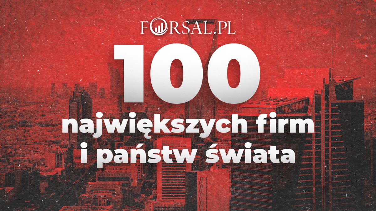 Osiem globalnych korporacji ma kapitalizację wyższą niż PKB Polski.
