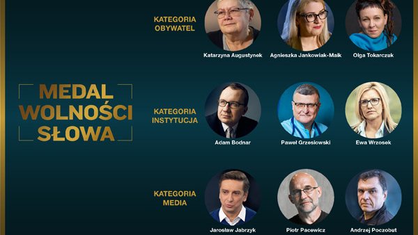 Oto finaliści Medalu Wolności Słowa Fundacji Grand Press