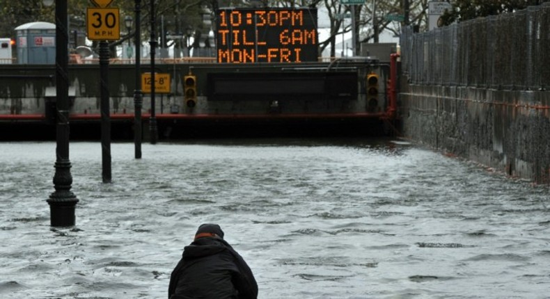 Superstorm Sandy -- which killed more than 40 people -- paralyzed New York in October 2012 and left the city shocked and sodden