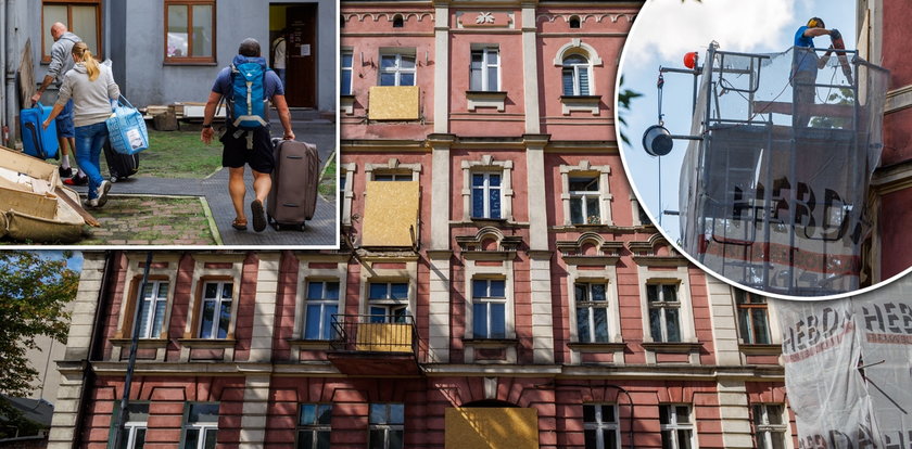 Pod małżeństwem w Sosnowcu urwał się balkon. Decyzja władz miasta mogła być tylko jedna