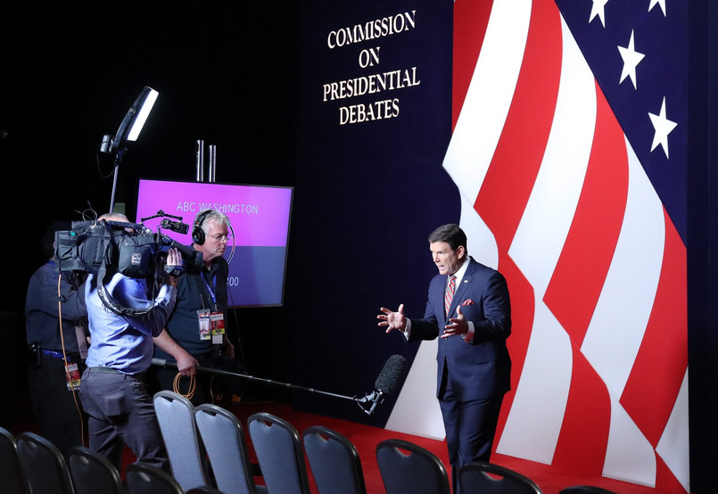 Debata Clinton-Trump według mediów została wygrana przez Hillary Clinton