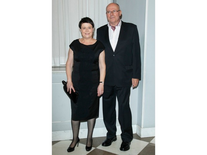 Gwiazdy na gali Wiktory 2011: Ilona Łepkowska i Czesław Bielecki.