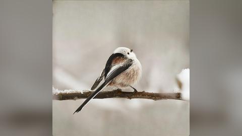 Birds in Poland on Instagram: "raniuszek podziwia pierwszy śnieg 🐦/ [ENG] long tailed tit watches early winter Zapraszam do obserwowania...