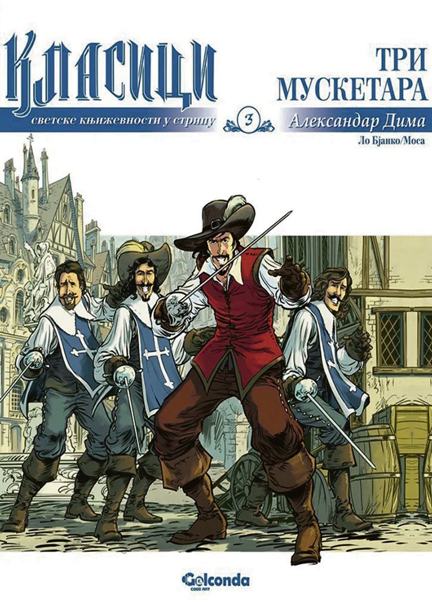 Tri musketaraAutori: Monjato/MosaBroj strana: 56Format: 243 x 290 mmPovez: Meki Kolor