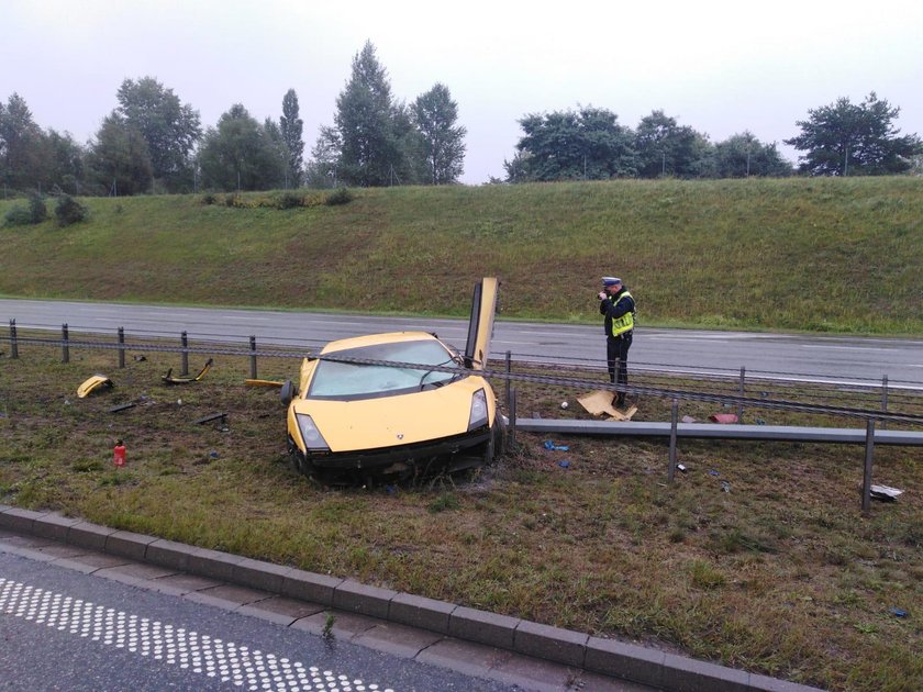 Lamborghini stanęło w ogniu!