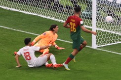 Hat-trick Goncalo Ramosa. Portugalia zmiażdżyła Szwajcarię [WIDEO]