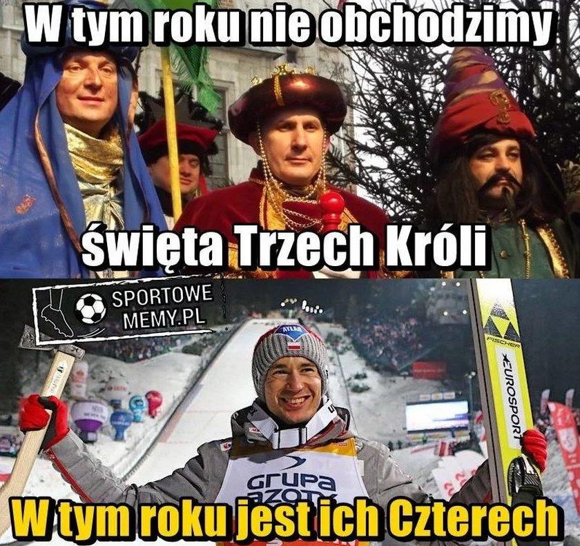 TCS: Memy po wygranej Kamila Stocha