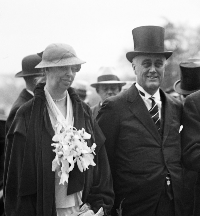 Eleanor Roosevelt i Franklin Delano Roosevelt w 1933 r.