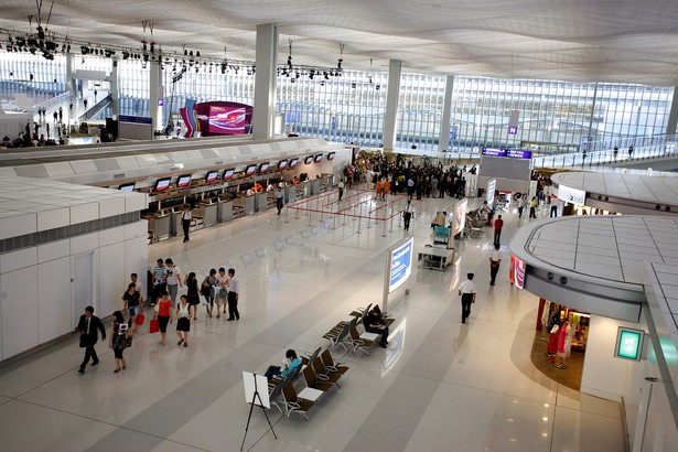 Hong Kong International Airport in Hong Kong. fot. Bloomberg