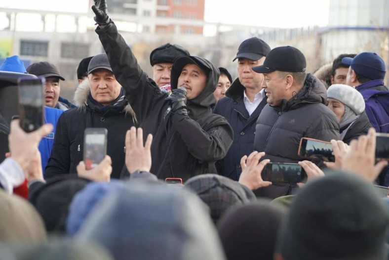 Protesty przeciwko podwyżkom cen gazu w Kazachstanie, 6 stycznia 2022 r.