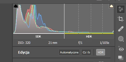 W Adobe Camera RAW niedawno pojawiła się testowa wersja obsługi prawdziwego HDR-u w zdjęciach i ta funkcja zapewne na lata przywiąże niektórych użytkowników do ekosystemu Adobe, bo u konkurencji raczej nie dostaniemy szybko podobnego rozwiązania.