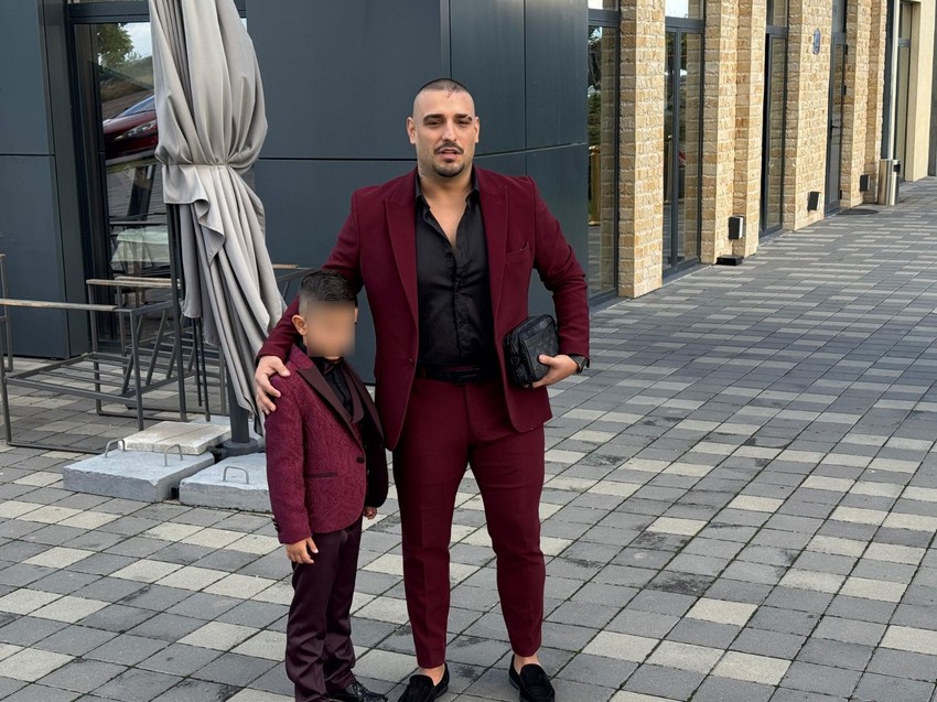 Darko Lazić sa sinom Aleksejem