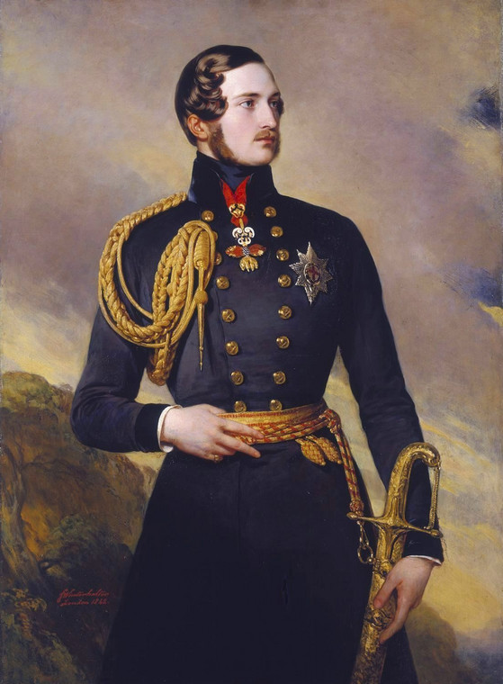 Książę Albert na obrazie Franza Xavera Winterhaltera, 1842 r.