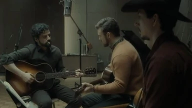 "Co jest grane, Davis?": Oscar Isaac i Justin Timberlake muzykują w nowym klipie