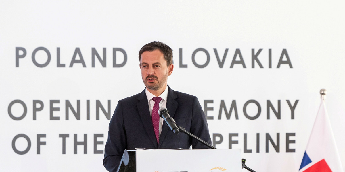 Premier Słowacji Eduard Heger nie kryje, jak dużym problemem dla gospodarki jest kryzys energetyczny.