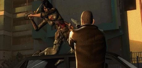 Screen z gry "WET"