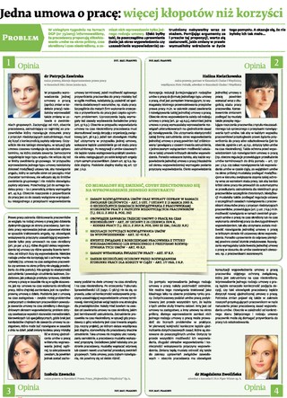 Jedna umowa o pracę: Więcej kłopotów niż korzyści