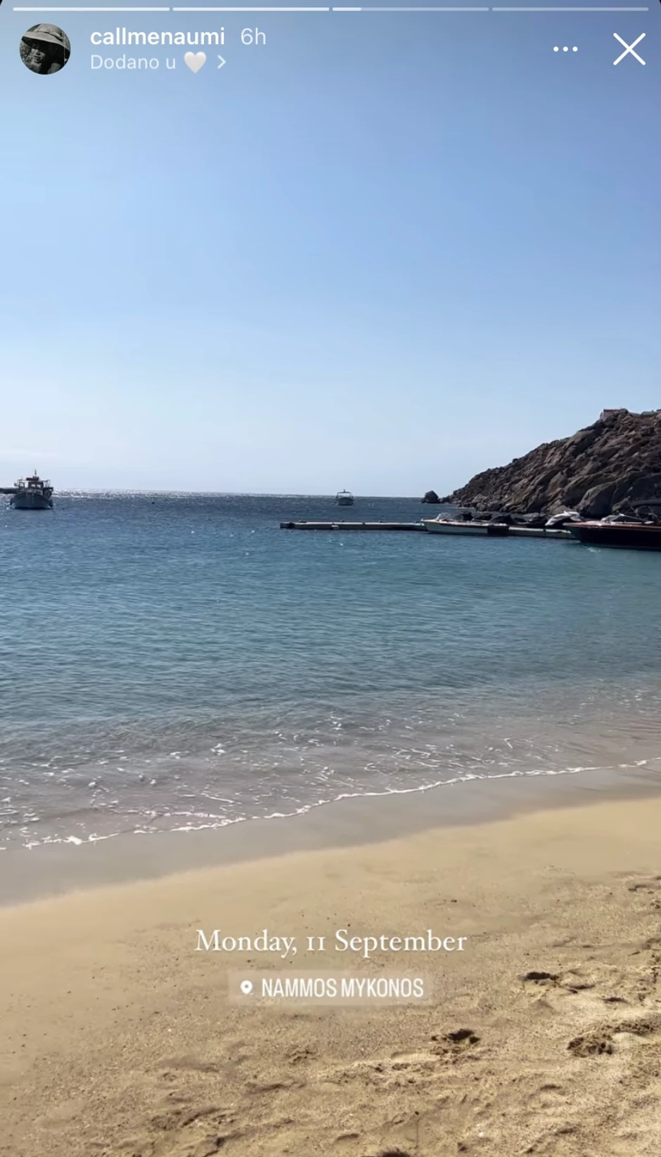 Mina i Ognjen uživaju na Mikonosu