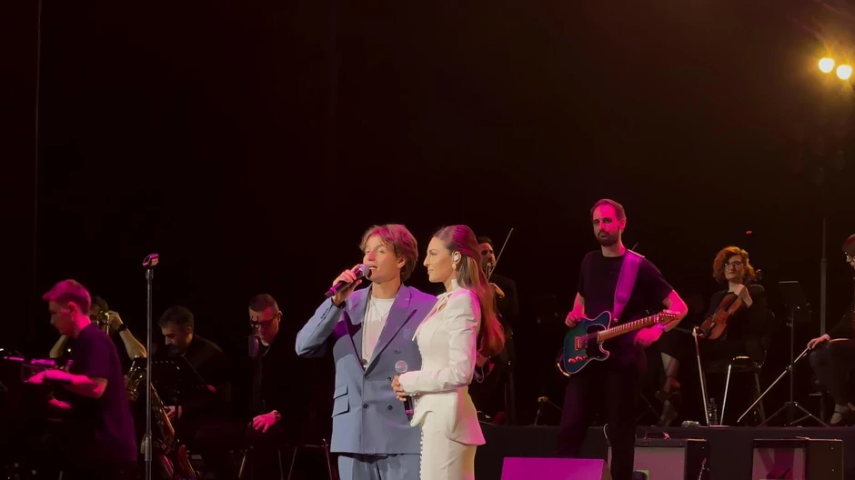 Džejla Ramović na koncertu Jakova Jozinovića