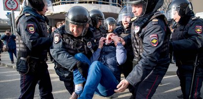 Protesty w Rosji przeciw korupcji. Setki zatrzymanych. Nawalny stanie przed sądem!