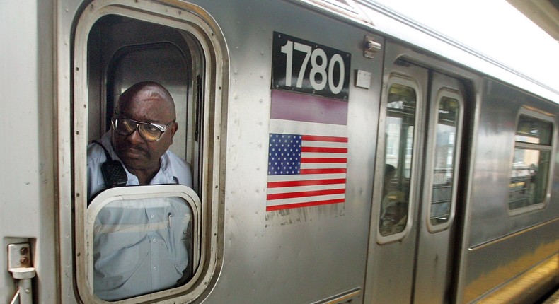 Subway operators make a median salary of $81,180 a year and typically need at least a high school diploma or equivalent.Mario Tama/Getty Images