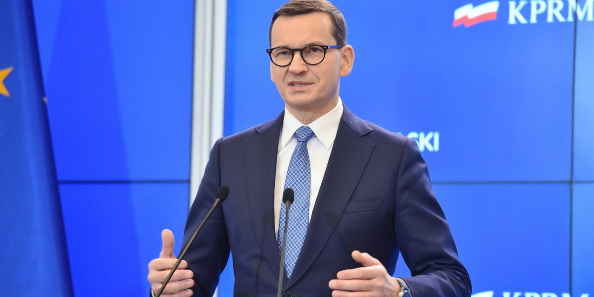 Premier Mateusz Morawiecki.