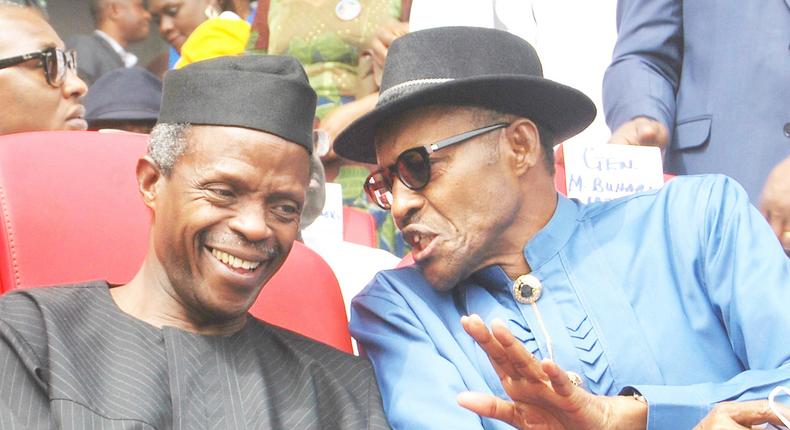 President Muhammadu Buhari and Vice President Yemi Osinbajo