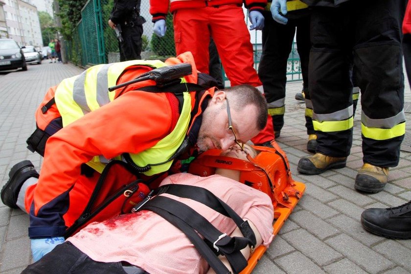 Wybuch brudnej bomby w Opolu. Ćwiczenia służb