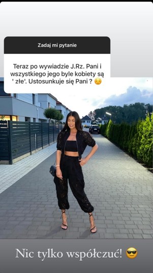 Widok InstaStories z profilu Magdaleny Stępień na Instagramie