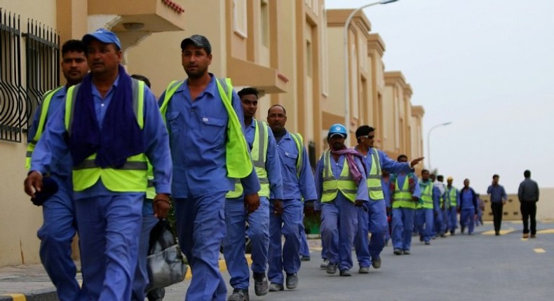 There are more than two million foreign workers in Qatar