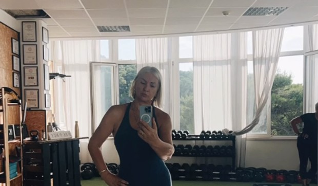 Danijela Dvornik u teretani