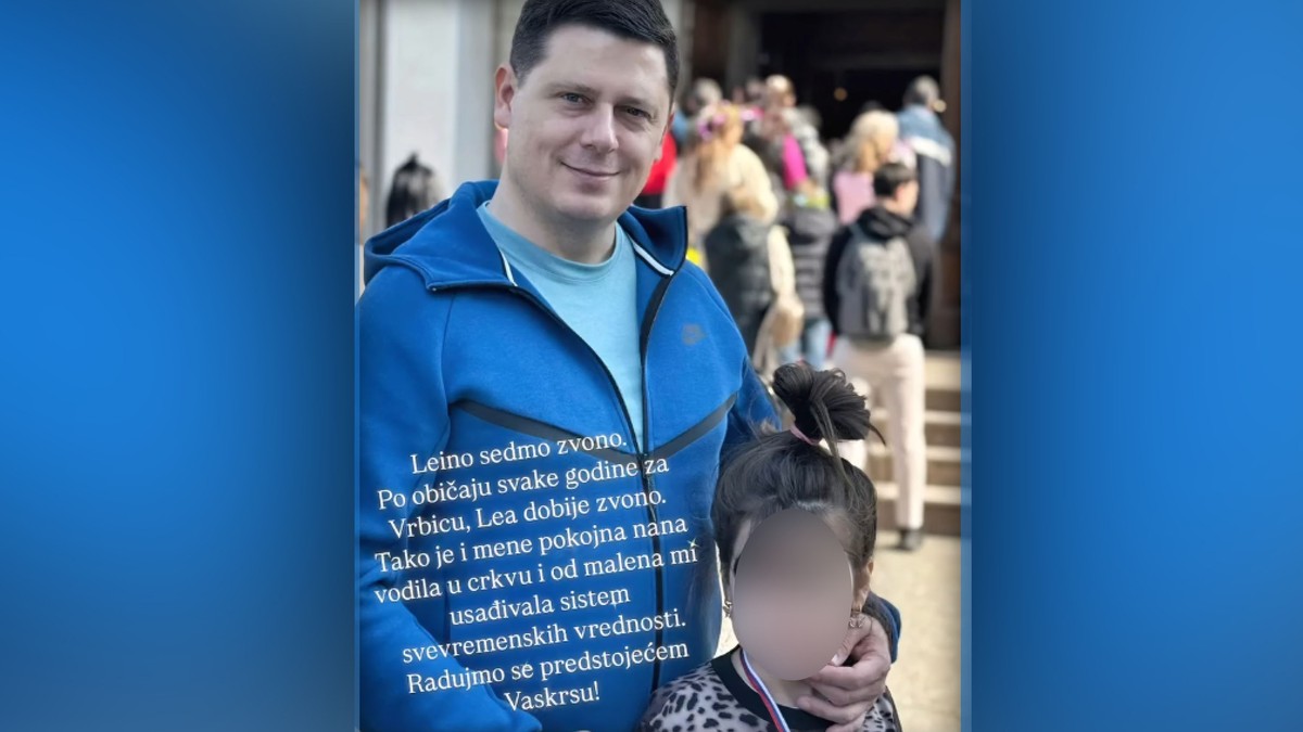 Vojislav Milošević sa ćerkom Leom