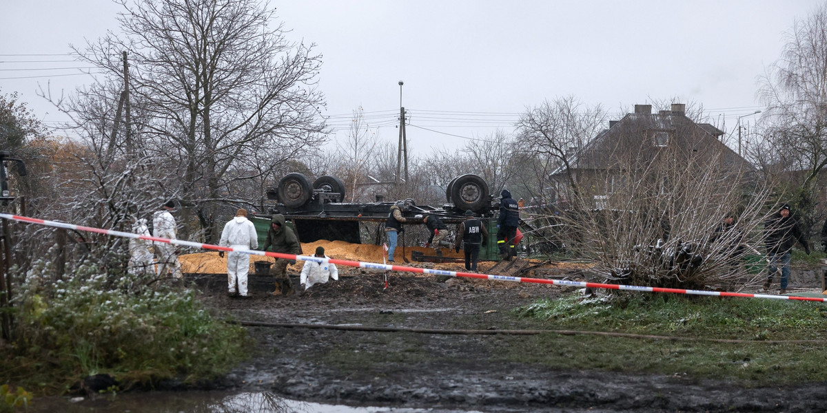 Ukraińscy eksperci pojawili się w miejscu tragicznego zdarzenia, do którego doszło we wtorek 15 listopada.