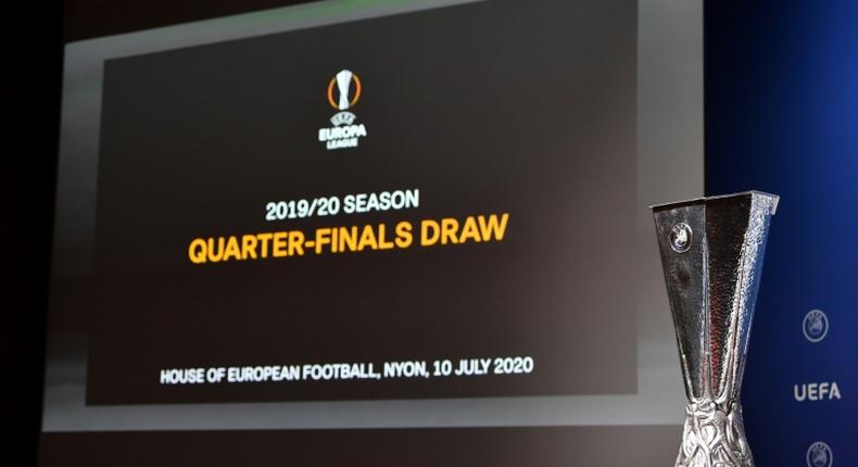 The Europa League will be completed with a mini-tournament in Germany from the quarter-finals onwards in August