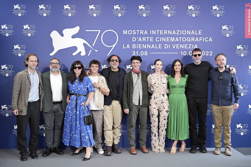 Ekipa filmu "Bardo" na 79. Międzynarodowym Festiwalu Filmowym w Wenecji