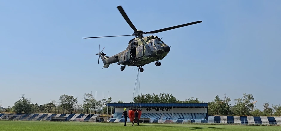 Gašenje požara Kladovo