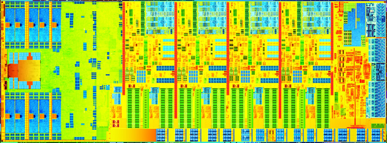 Intel Haswell – zdjęcie rdzenia