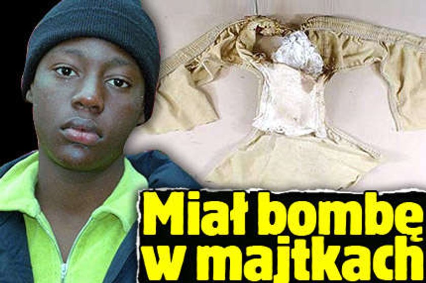 Miał bombę w majtkach