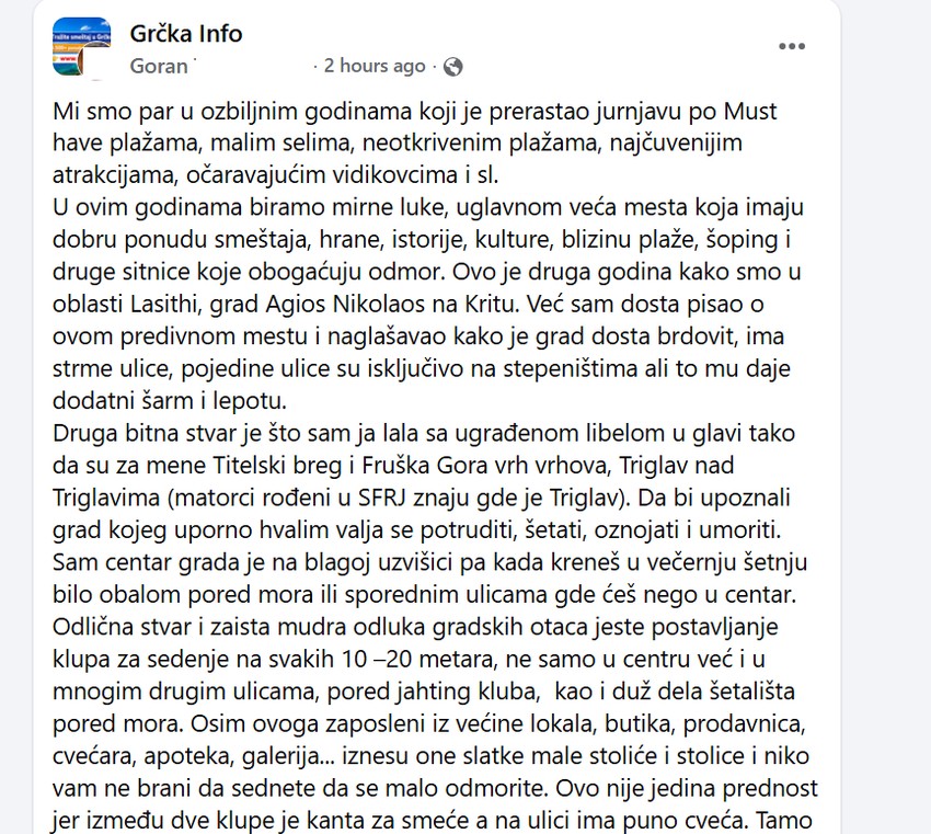 Fejsbuk objava