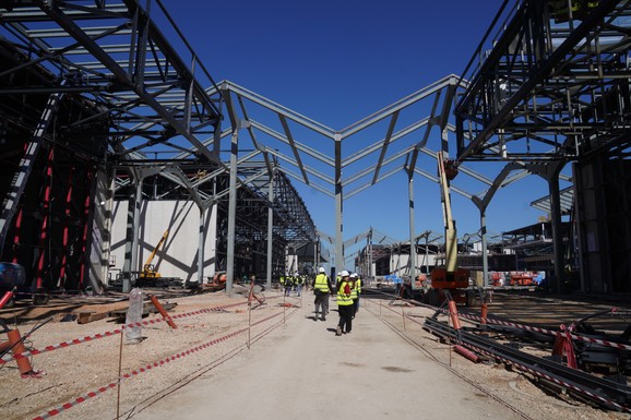 BEOGRAD POSTAJE SVET! Vučić obilazi radove na Ekspu: "U septembru kreće gradnja paviljona, stadion će čudesno da izgleda" (FOTO)
