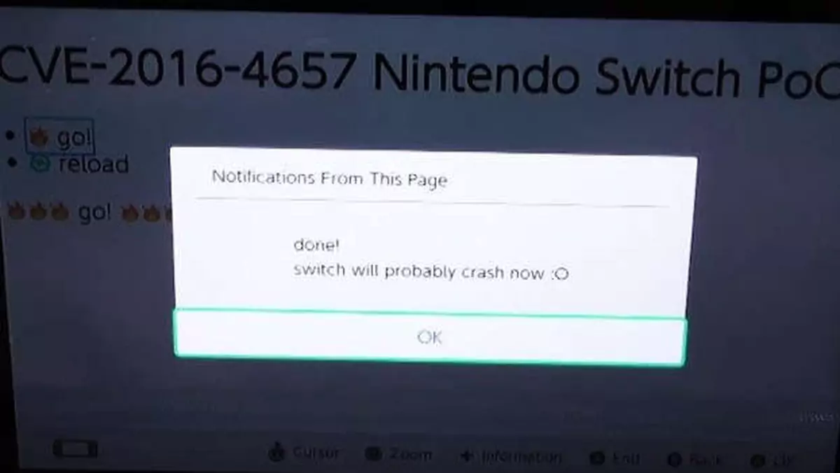 Zabezpieczenia Nintendo Switch złamane?