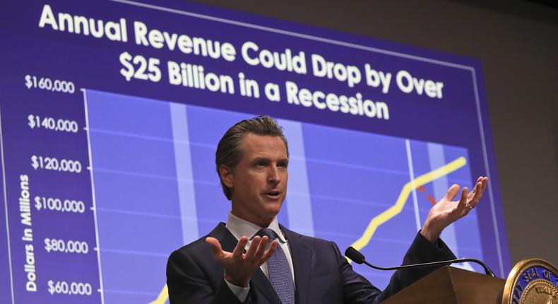 Newsom's first budget calls for big spending and paying down debt