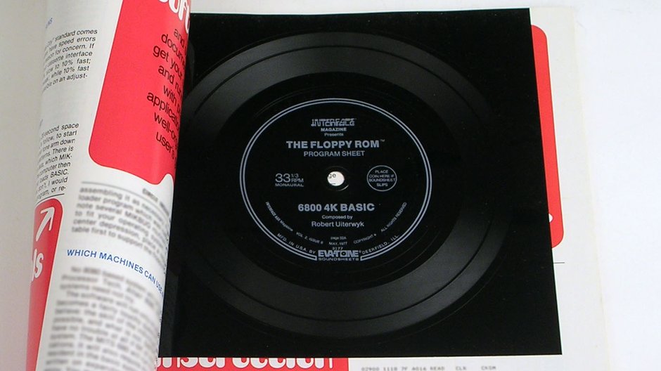 Flexi Disc w magazynie “Interface Age” (1977)