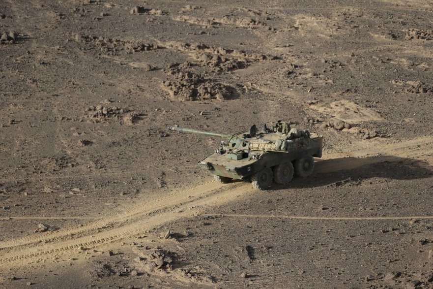 El AMX-10RC entró en servicio con el ejército francés en la década de 1980.