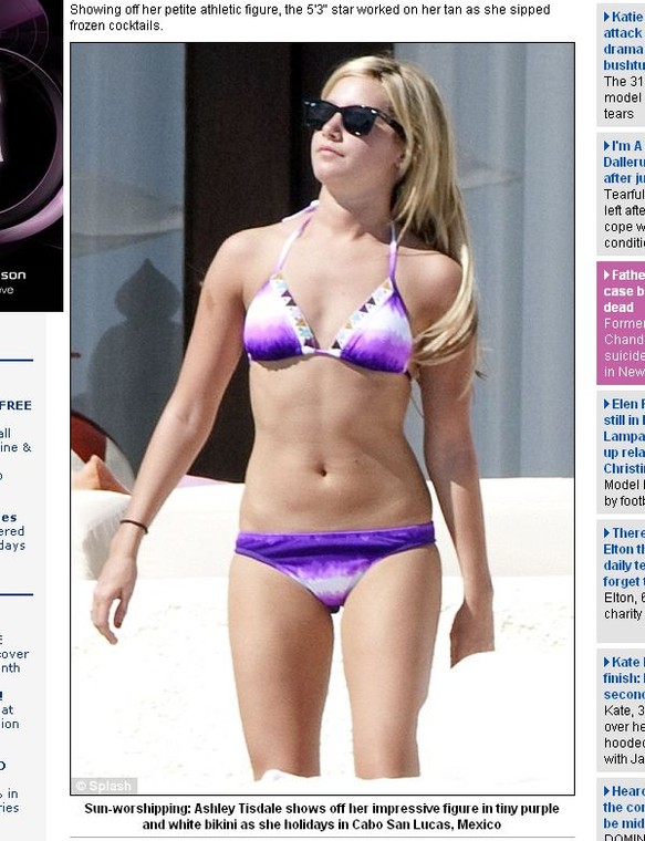 Gwiazda stajni Disney'a kusi w bikini